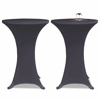 Tafelhoes stretch 4 st 70 cm antraciet 2
