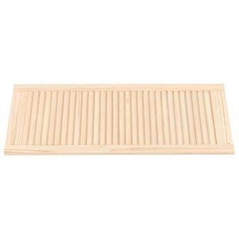 Kastdeur met lamellen 99,3x39,4 cm massief grenenhout 3