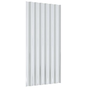 Dakpanelen 36 st 80x36 cm gegalvaniseerd staal groen 5