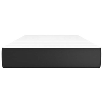 Pocketveringmatras medium 90x190x20 cm kunstleer zwart 3