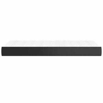 Pocketveringmatras medium 90x190x20 cm kunstleer zwart 4