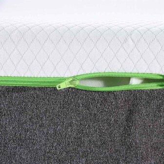 Matras Medium zacht 80 x 160 cm Wit en Grijs 8