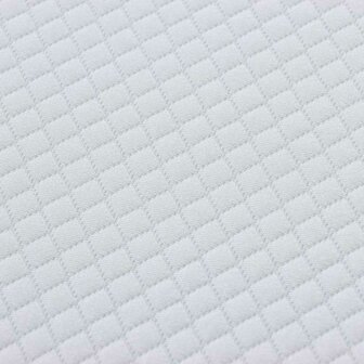 Matras Medium zacht 80 x 160 cm Wit en Grijs 9