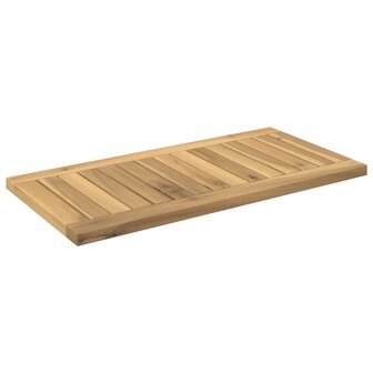 Tafelblad 60,5 x 30 x 2 cm Rechthoekig Massief Acaciahout Wit 3
