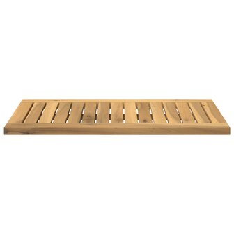 Tafelblad 60,5 x 30 x 2 cm Rechthoekig Massief Acaciahout Wit 4