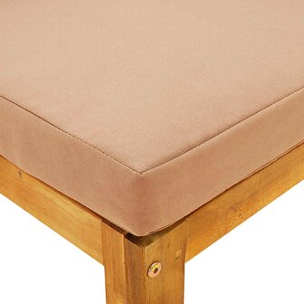 Bankstel 3 st Naturel Massief Acaciahout 6