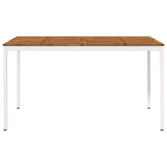 Tuin Bartafel Natuurlijk en Wit 196 x 100,5 x 105 cm 3
