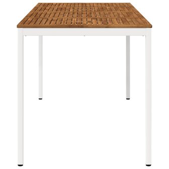 Tuin Bartafel Natuurlijk en Wit 196 x 100,5 x 105 cm 4