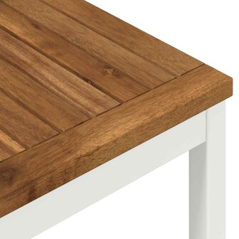 Tuin Bartafel Natuurlijk en Wit 196 x 100,5 x 105 cm 6