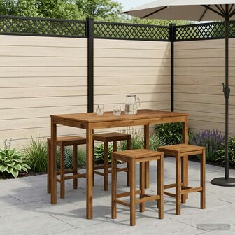Tuin Bartafel Naturel 147 x 88,5 x 105 cm Massief Acaciahout 1
