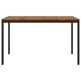 Tuin Bartafel NAARDEN Naturel en Zwart 180 x 88,5 x 105 cm 3