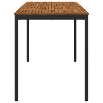 Tuin Bartafel NAARDEN Naturel en Zwart 180 x 88,5 x 105 cm 4