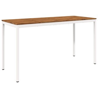 Tuin Bartafel NAARDEN Natuurlijk en Wit 196 x 80,5 x 105 cm 2