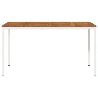 Tuin Bartafel NAARDEN Natuurlijk en Wit 196 x 80,5 x 105 cm 3
