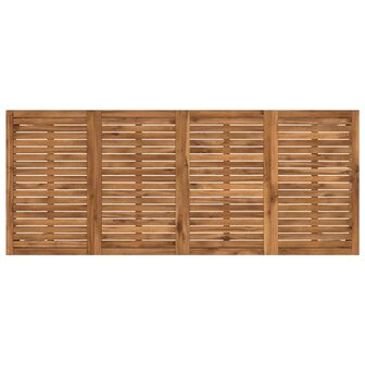 Tuin Bartafel NAARDEN Natuurlijk en Wit 196 x 80,5 x 105 cm 5