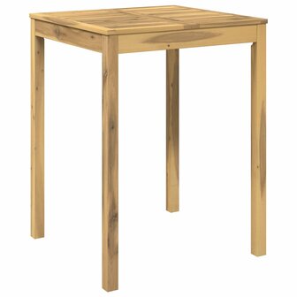 Tuin Bartafel Wit 80 x 80,5 x 105 cm Massief Acaciahout 2