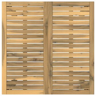 Tuin Bartafel Wit 80 x 80,5 x 105 cm Massief Acaciahout 4