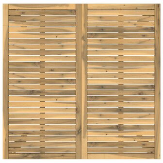 Tuin Bartafel Wit 110 x 108,5 x 105 cm Massief Acaciahout 4