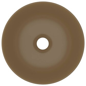 Wastafel rond keramiek matcr&egrave;me 4