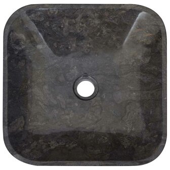 Gootsteen 40x40x10 cm marmer zwart 4