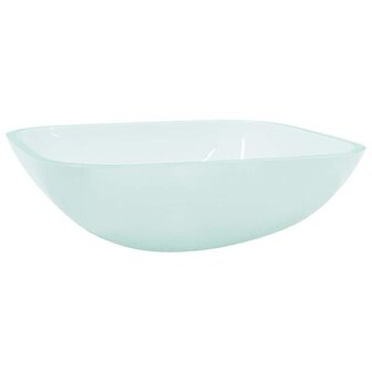 Wasbak 42x42x14 cm glas mat 2