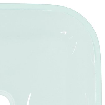 Wasbak 42x42x14 cm glas mat 5