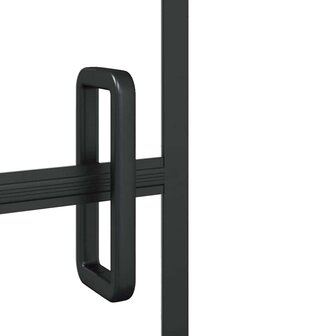 Douchewand 100x140 cm ESG zwart 4