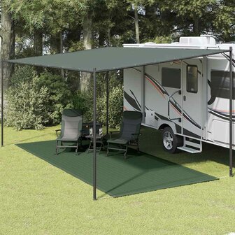 Tenttapijt 250x500 cm HDPE groen 1