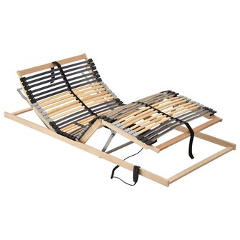 Lattenbodem Bruin 70 x 190 cm Massief beukenhout 1