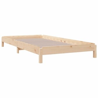 Bed stapelbaar 75x190 cm massief grenenhout 5