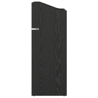 Platenkast Zwart eiken 36 x 36 x 95,5 cm Bewerkt hout 5