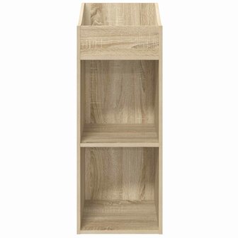 Platenkast Sonoma Eiken 36 x 36 x 95,5 cm Bewerkt hout 4