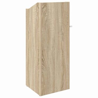 Platenkast Sonoma Eiken 36 x 36 x 95,5 cm Bewerkt hout 6