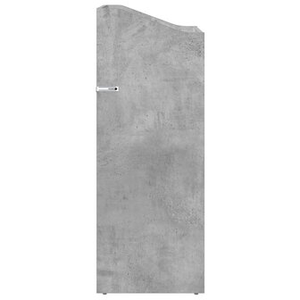 Platenkast Betongrijs 36 x 36 x 95,5 cm Bewerkt hout 5
