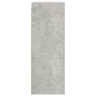 Hangkast 69,5x32,5x90 cm betongrijs 6