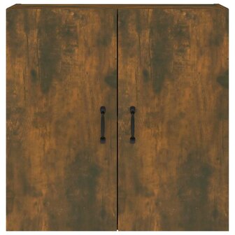 Wandkast 60x31x60 cm bewerkt hout gerookt eikenkleurig 3
