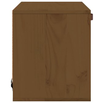 Wandkast 40x30x35 cm massief grenenhout honingbruin 4