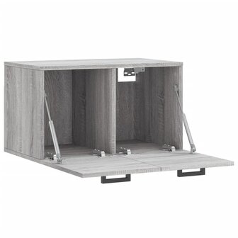 Wandkast 60x36,5x35 cm bewerkt hout grijs sonoma eikenkleurig 4