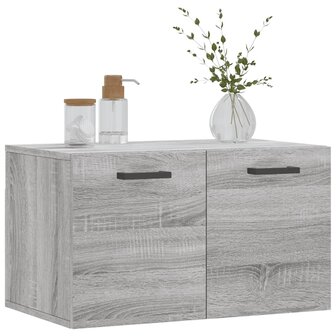 Wandkast 60x36,5x35 cm bewerkt hout grijs sonoma eikenkleurig 9