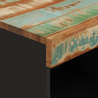 Bijzetkast 85x33x75 cm massief gerecycled hout 6