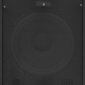Hifi-podiumluidspreker passief 150 W 37x37x64 cm zwart 5