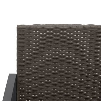 3-delige Tuinset met kussens polypropeen rattan bruin 6