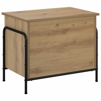 Opbergbox Artisanaal eiken 80 x 40 x 49,5 cm Bewerkt hout 2