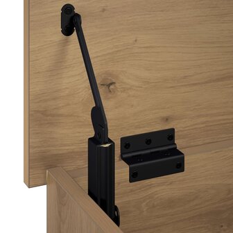 Opbergbox Artisanaal eiken 80 x 40 x 49,5 cm Bewerkt hout 6
