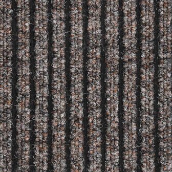 Deurmat 60x80 cm gestreept beige 5