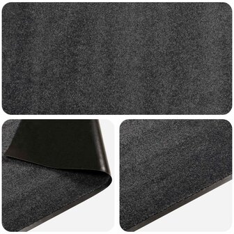 Deurmat Lichtgrijs 60 x 40 cm 100% Polyamide 3