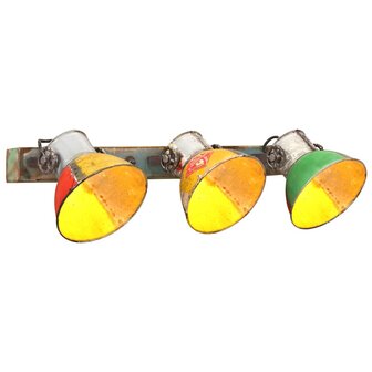 Wandlamp industrieel E27 65x25 cm meerkleurig 1