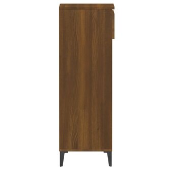 Schoenenrek 40x36x105 cm bewerkt hout bruin eikenkleur 7