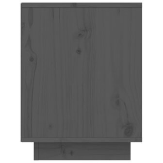 Schoenenkast 60x34x45 cm massief grenenhout grijs 6