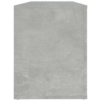 Schoenenkast 100x35x45 cm bewerkt hout betongrijs 6